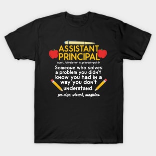 Funny Assistant Principal Definition T-Shirt